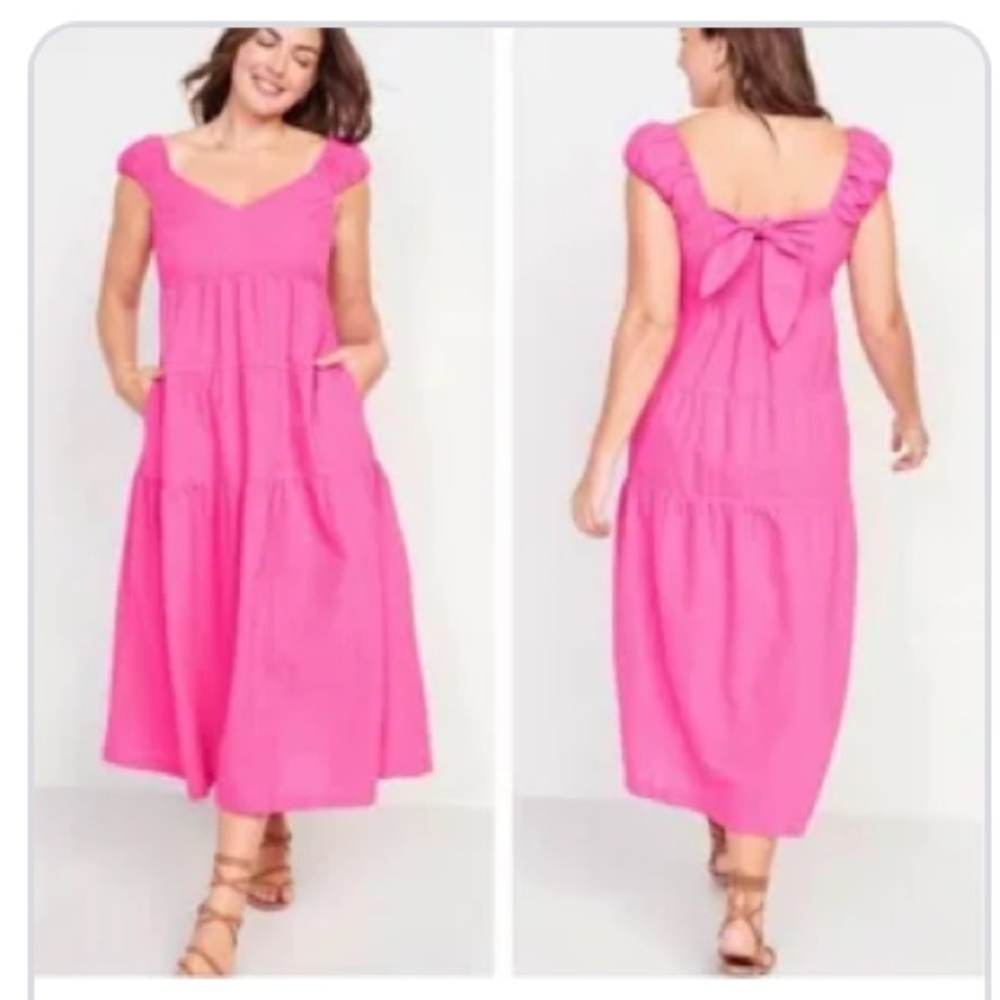 Old Navy Cap Sleeve Maxi Dress